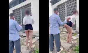 Gái xinh gạ gẫm ông cụ